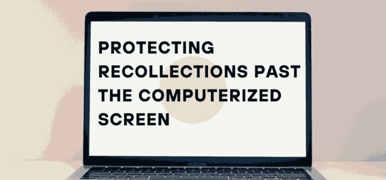 Photobooks: Protecting Recollections Past the Computerized Screen