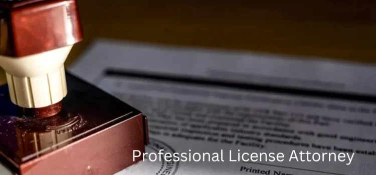What Does a Professional License Attorney Do?