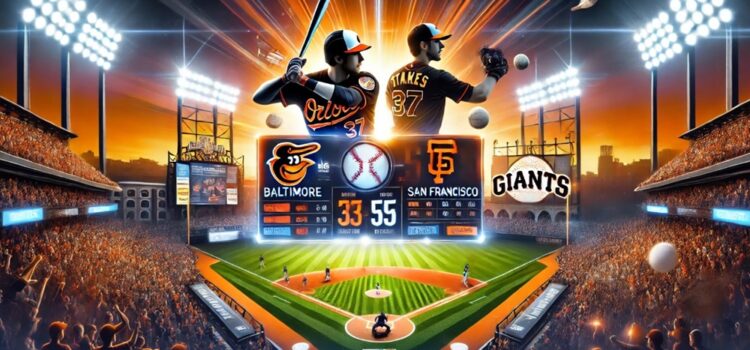 Baltimore orioles vs san Francisco giants match player stats