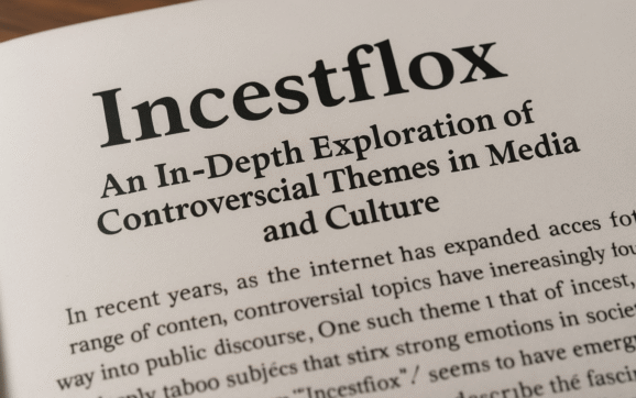 Incestflox: A Deep Dive into Controversial Themes in Modern Media and Online Culture