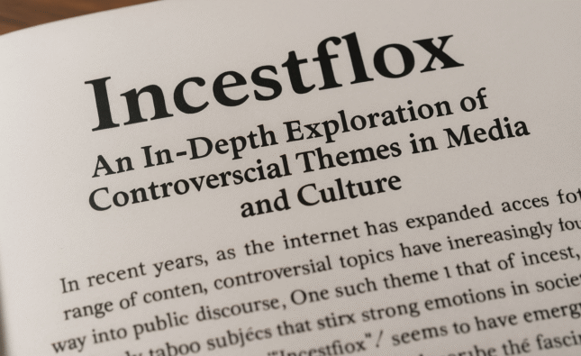 Incestflox: A Deep Dive into Controversial Themes in Modern Media and Online Culture