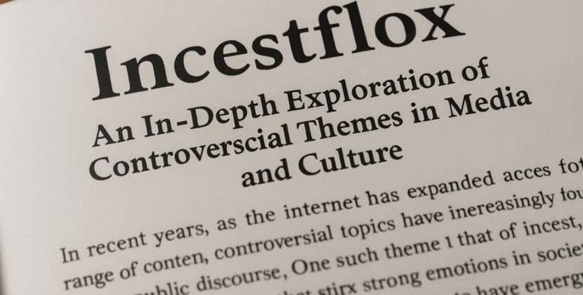 Incestflox: A Deep Dive into Controversial Themes in Modern Media and Online Culture