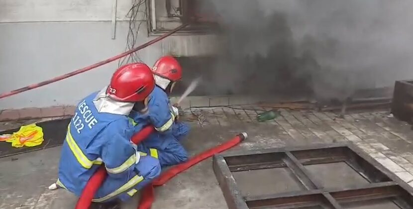 Seven Injured as Factory Building Collapses After Massive Fire in Karachi’s Landhi EPZ