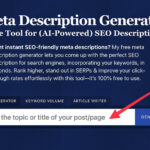 Meta Description Generator