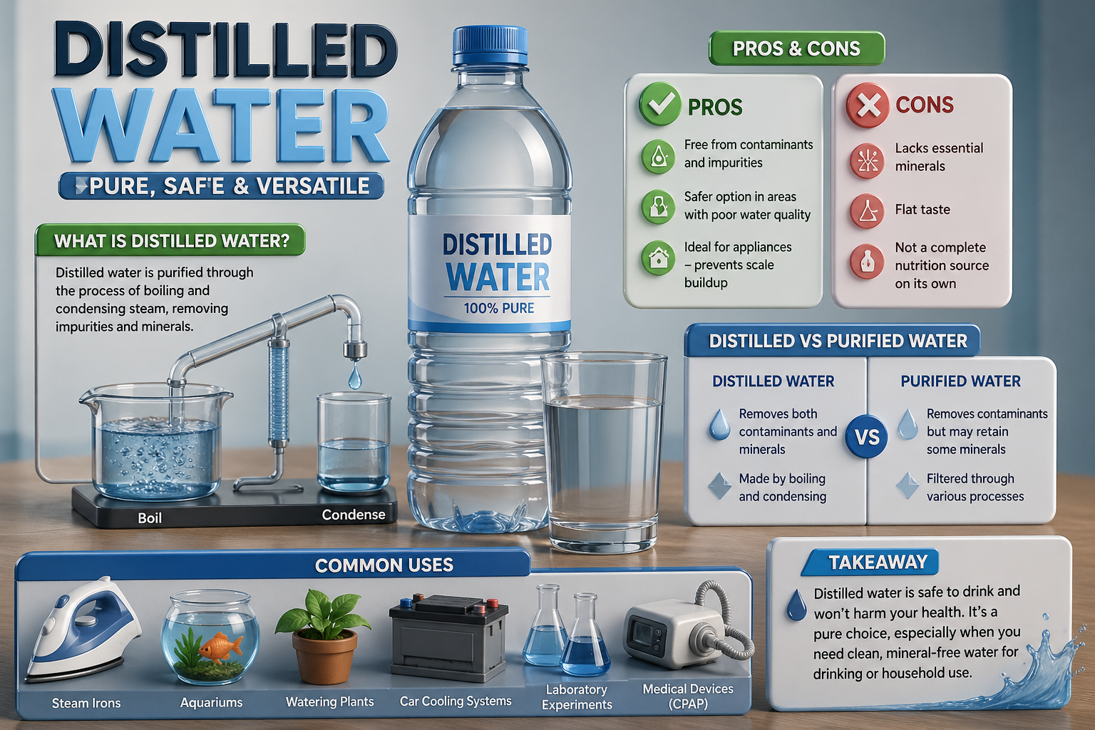 Can You Drink Distilled Water? Side Effects, Uses, and More