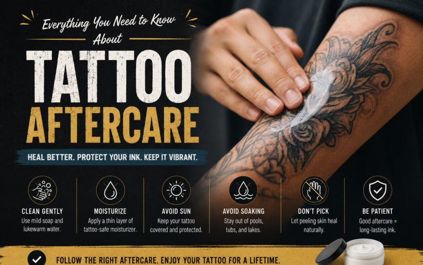 Everything You Need to Know About Tattoo Aftercare 