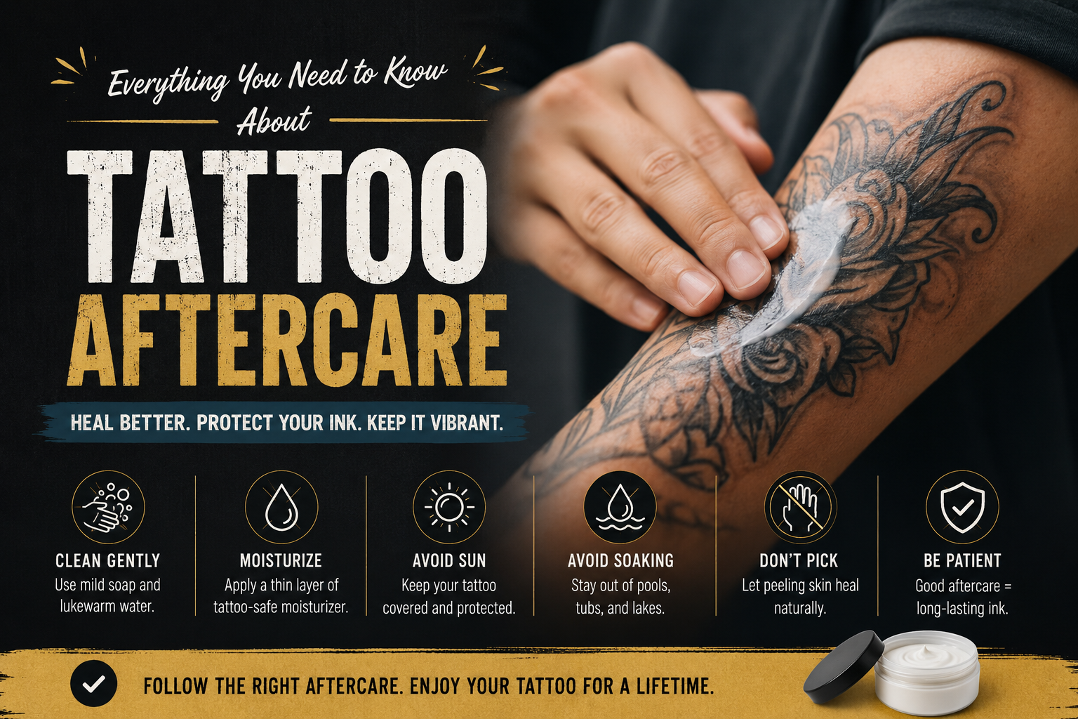 Everything You Need to Know About Tattoo Aftercare 